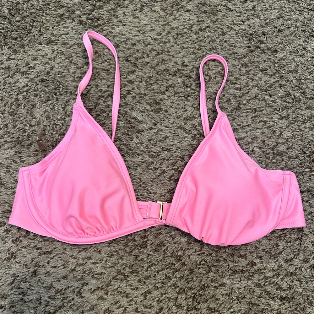 Pink bathing suit top
